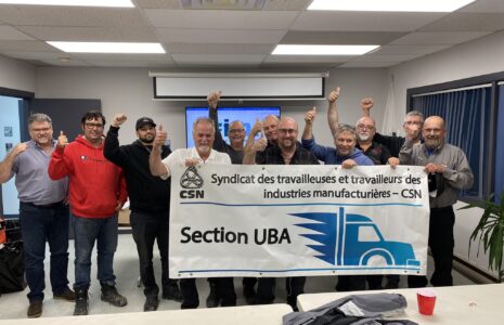 Des gains substantiels pour les membres du Syndicat des travailleuses et travailleurs des industries manufacturières (STTIM – CSN), section UBA