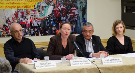 Il faut s'opposer à la motion  conservatrice de criminaliser la critique citoyenne des  politiques d'Israël envers le peuple palestinien