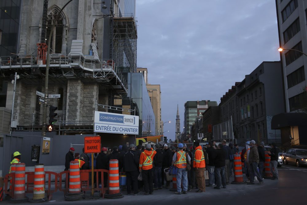 Manif du 1er mai 2015.
photo Normand Blouin