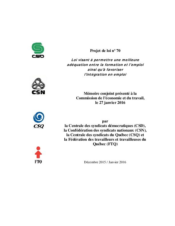 2016-01-27_Memoire CSD-CSN-CSQ-FTQ_ PL70-thumbnail
