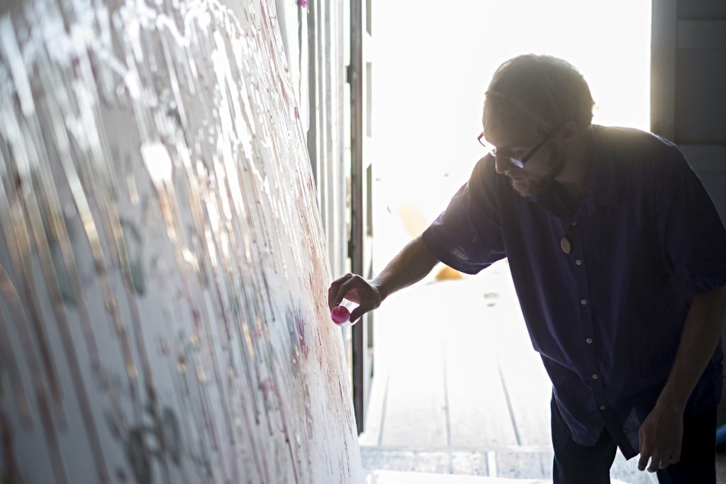 Sacha-Pierre Pignot, animateur du l'atelier de création