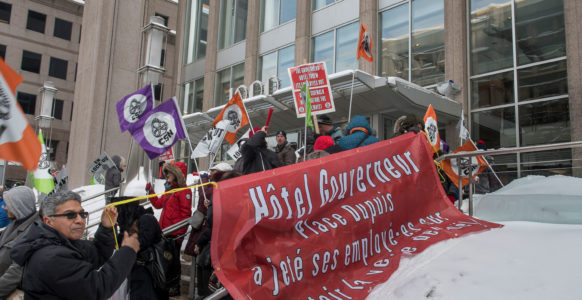 Le syndicat interpelle la haute direction des Hôtels Gouverneur | Photo : Michel Giroux