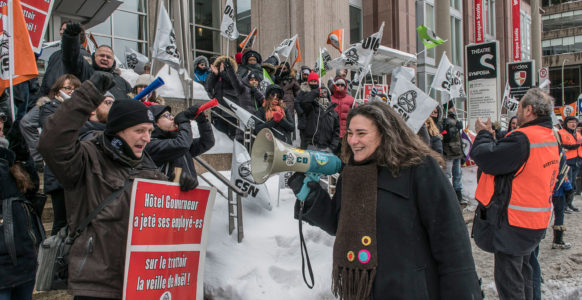 Le syndicat interpelle la haute direction des Hôtels Gouverneur | Photo : Michel Giroux