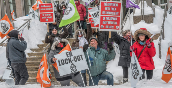 Le syndicat interpelle la haute direction des Hôtels Gouverneur | Photo : Michel Giroux