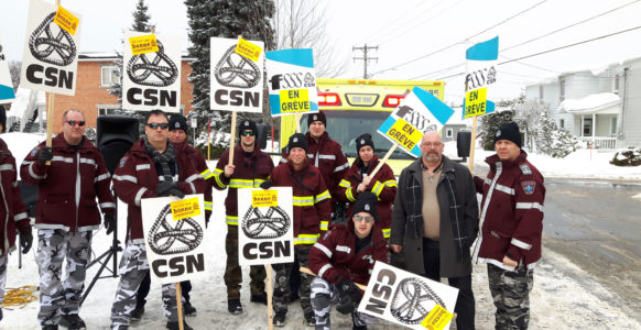 Secteur préhospitalier, en grève ! | Plessisville