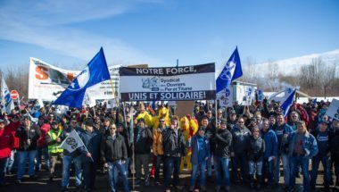 Appui financier de sept syndicats CSN aux 1030 lock-outés
