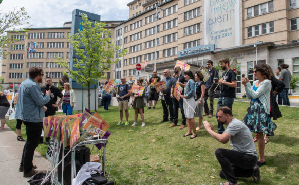 040 Hop. Ste-Justine 25 mai photo M.Giroux 25 mai 2018