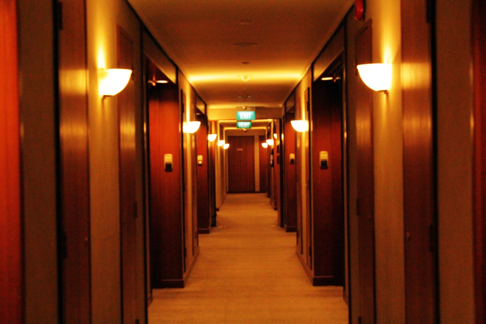 Corridor d'hôtel
