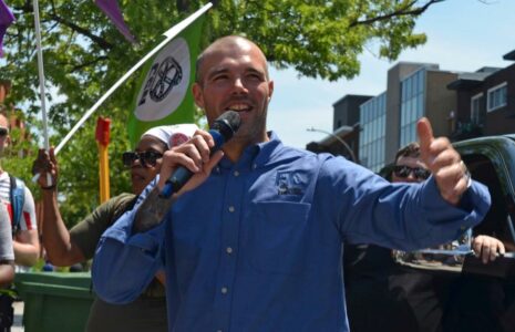 David Bergeron-Cyr, nouveau vice-président élu au comité exécutif de la CSN