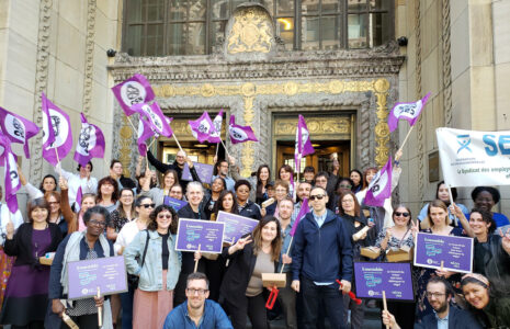 Les employé-es de la CDPDJ votent un mandat de grève pour faire débloquer la négociation