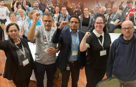 Réélection de l’exécutif du Conseil central de la CSN en Outaouais