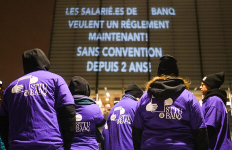 Les salarié-es de BAnQ en grève bientôt