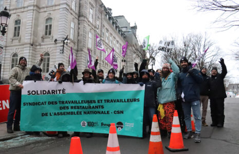 Grève au restaurant de l’Assemblée nationale