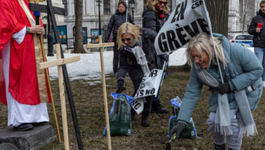 Les grévistes d’Urgences-santé enterrent leur convention collective