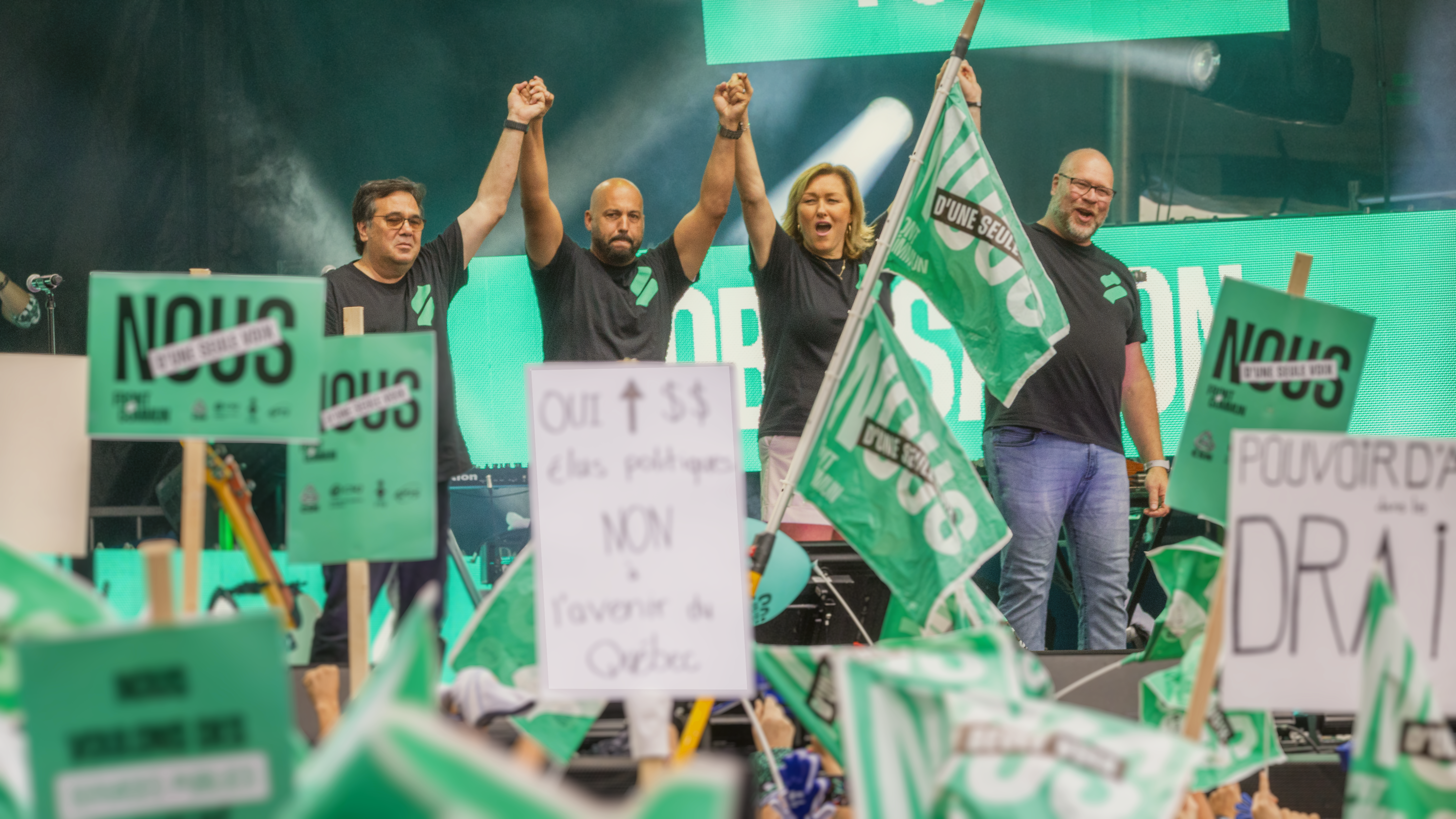 Déclarations du gouvernement : le Front commun attend la suite