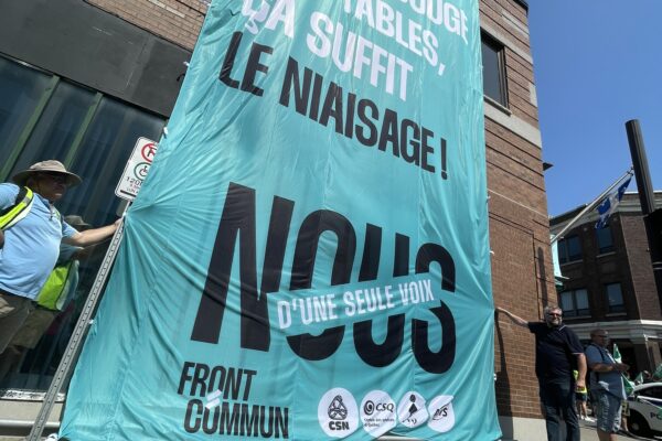 La grève générale illimitée dans la mire du Front commun