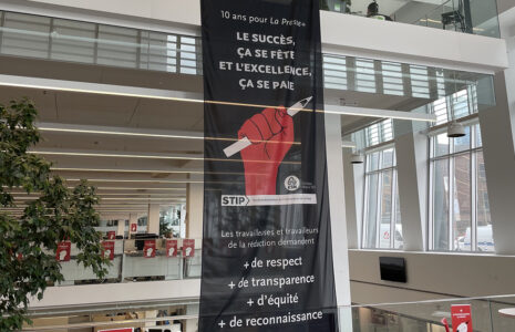 Nouvelle convention collective pour les travailleuses et les travailleurs de l’information de La Presse