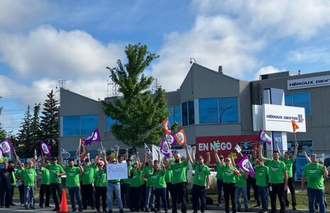 Déclenchement d’une grève de 24 heures à l’usine d’Héroux-Devtek de Laval
