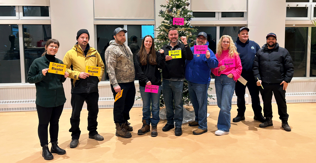 Les cols bleus veulent que la négociation débloque