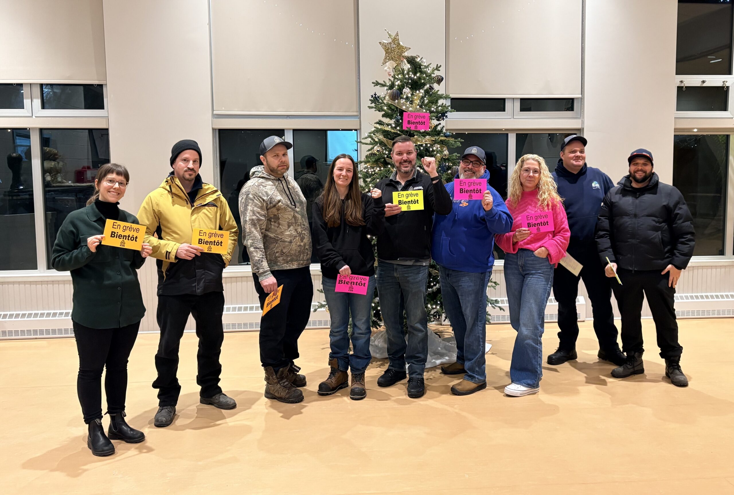 Les cols bleus veulent que la négociation débloque