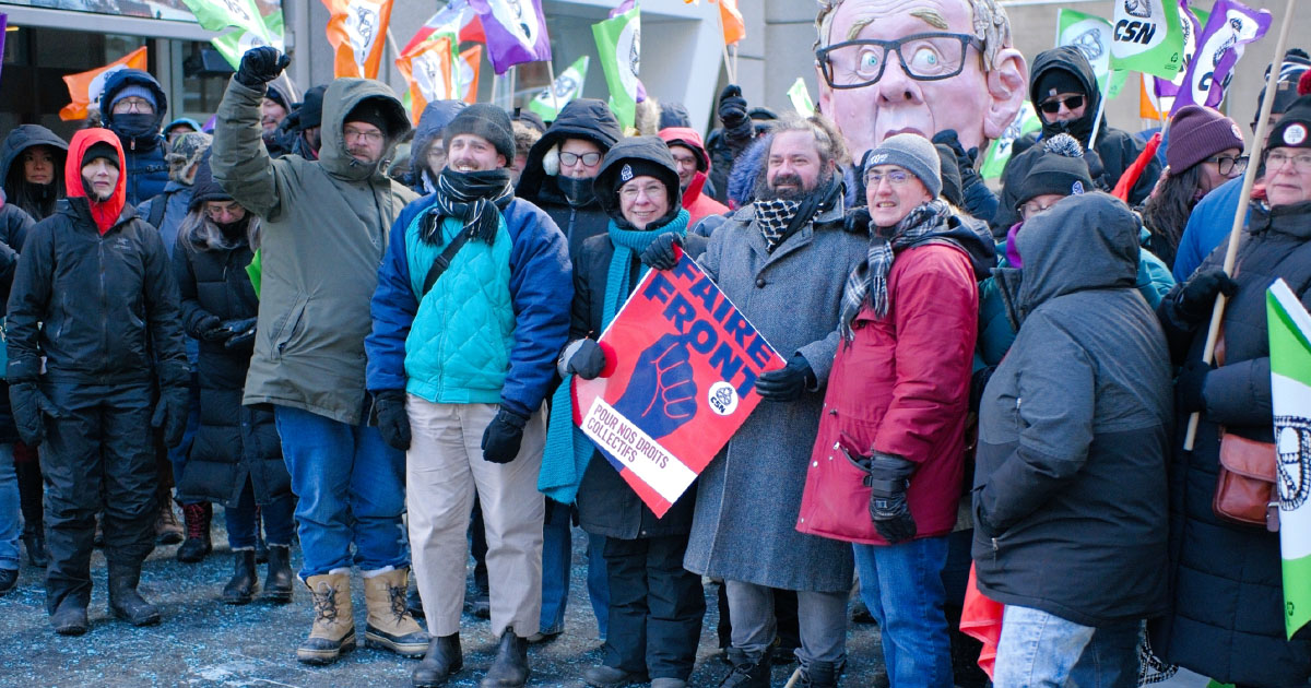 La CSN dépose ses vœux pour le gouvernement caquiste