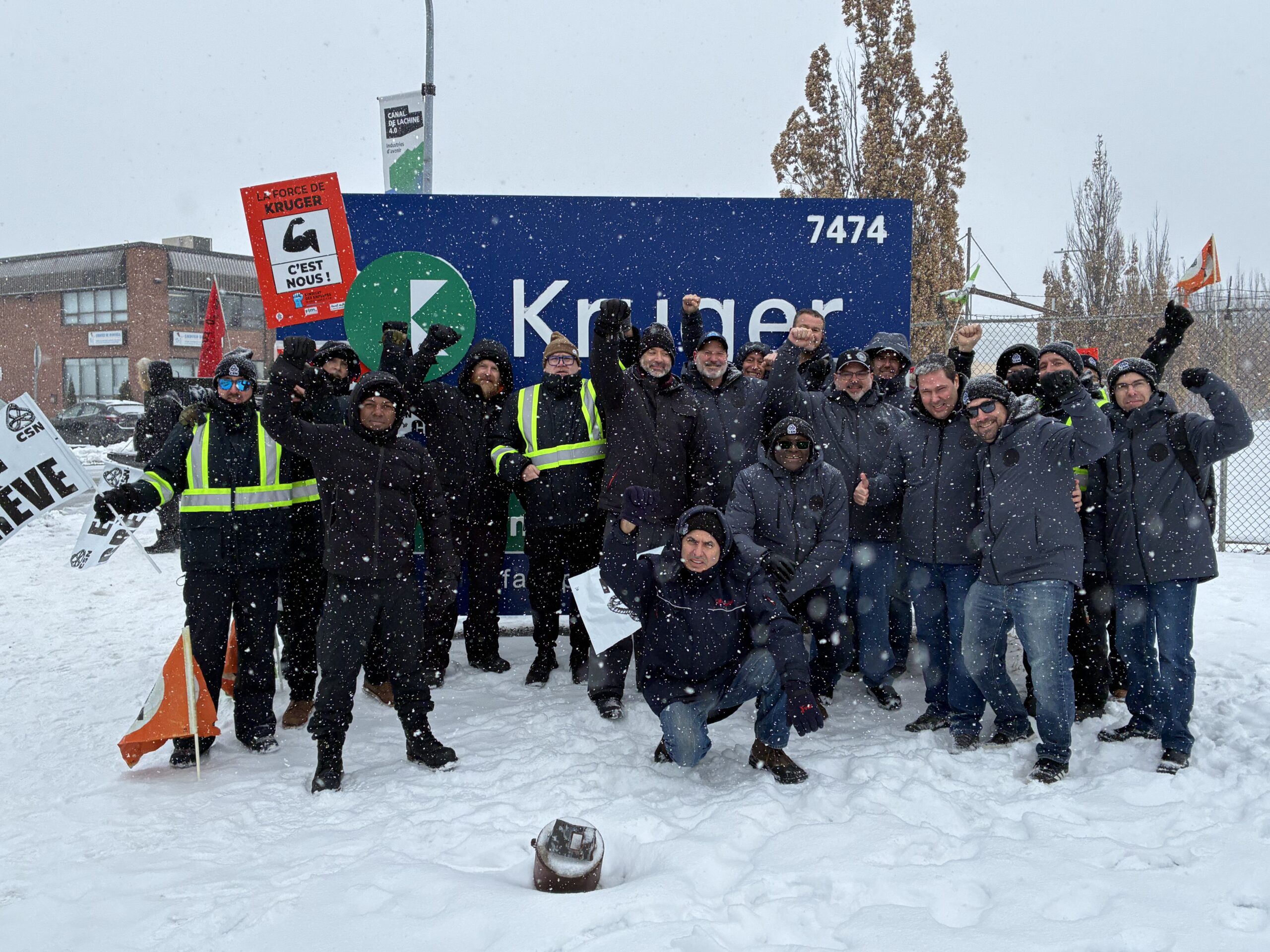 Grève générale illimitée chez Kruger à LaSalle : plusieurs produits connus affectés