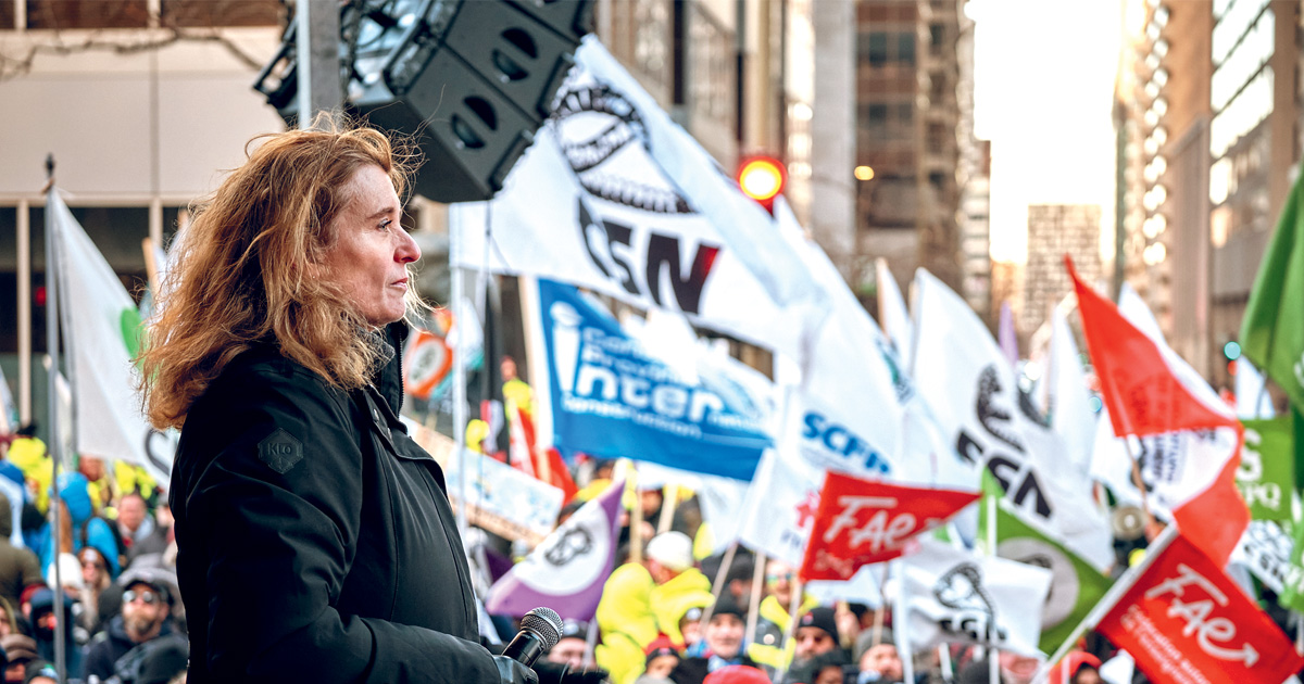 Faire front: une protestation haute en couleurs