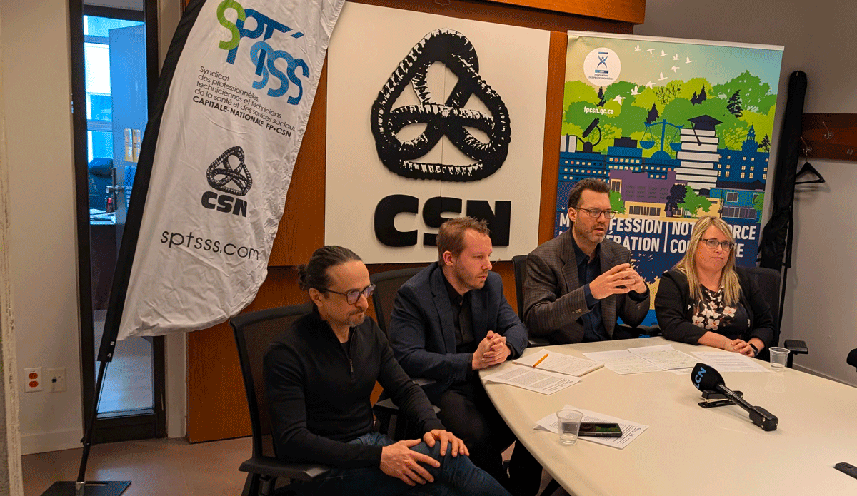 Santé et services sociaux: la CSN dénonce les coupures de postes au CIUSSS de la Capitale-Nationale