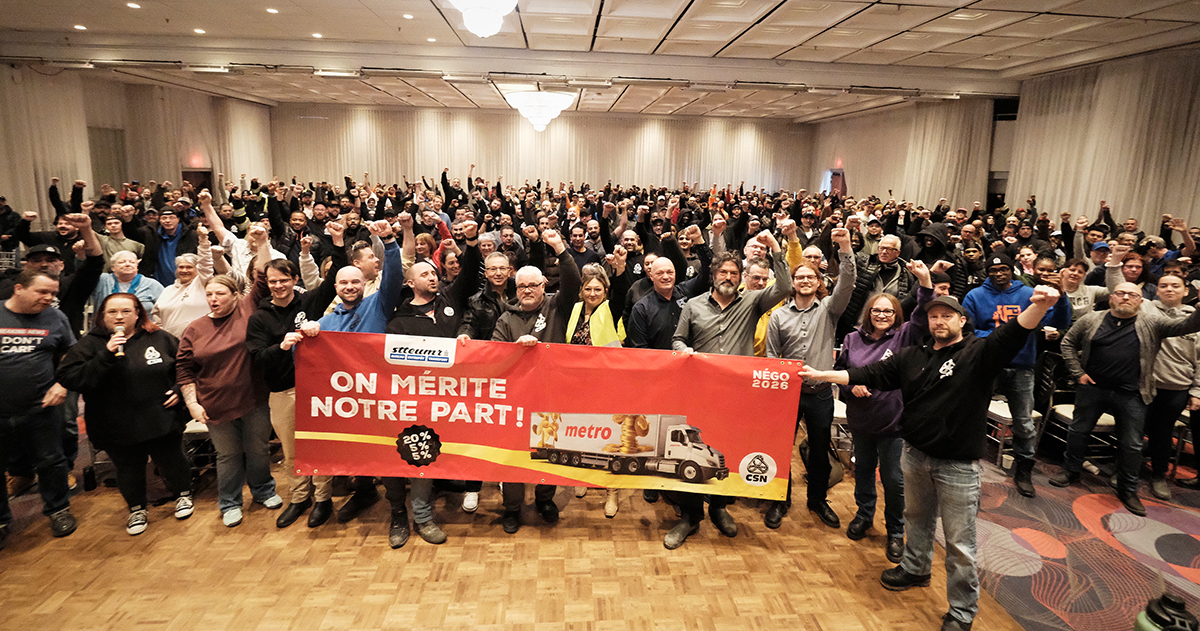 Les employé-es d’entrepôt et du siège social de Metro rejettent les offres de l’employeur