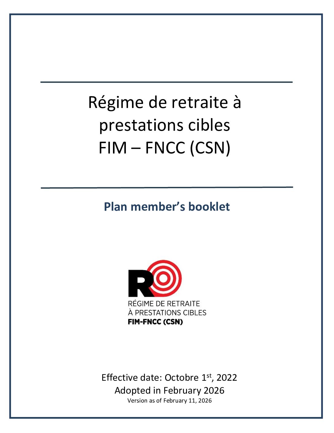 Member Booklet FIM FNCC
