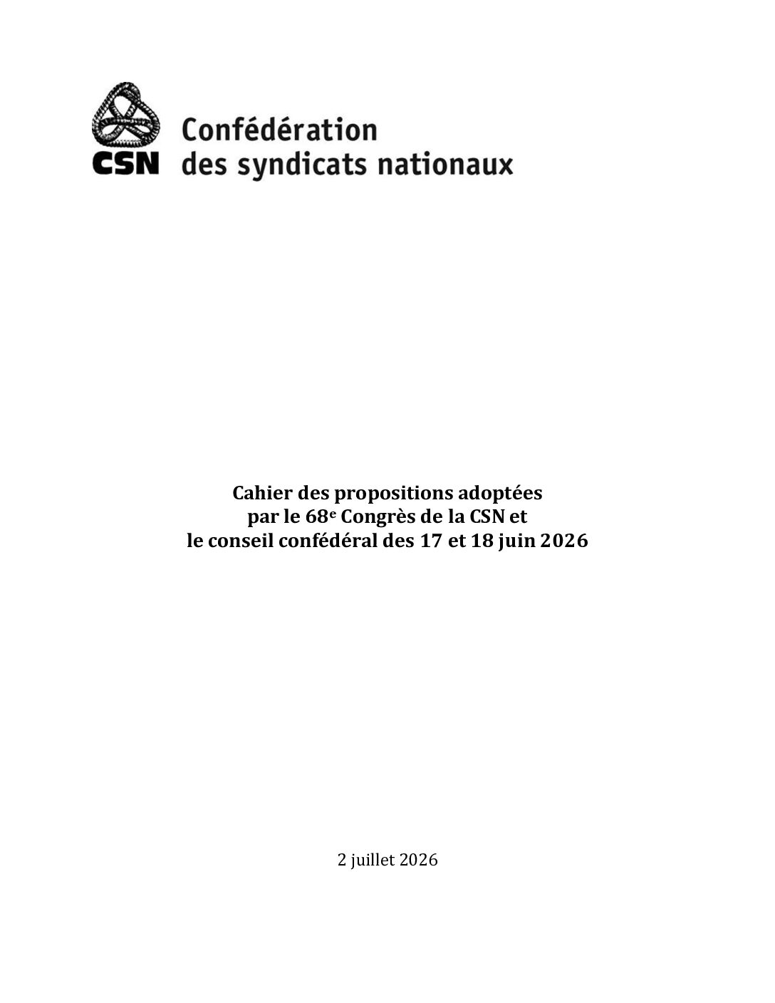 68e congres_cahier des propositions