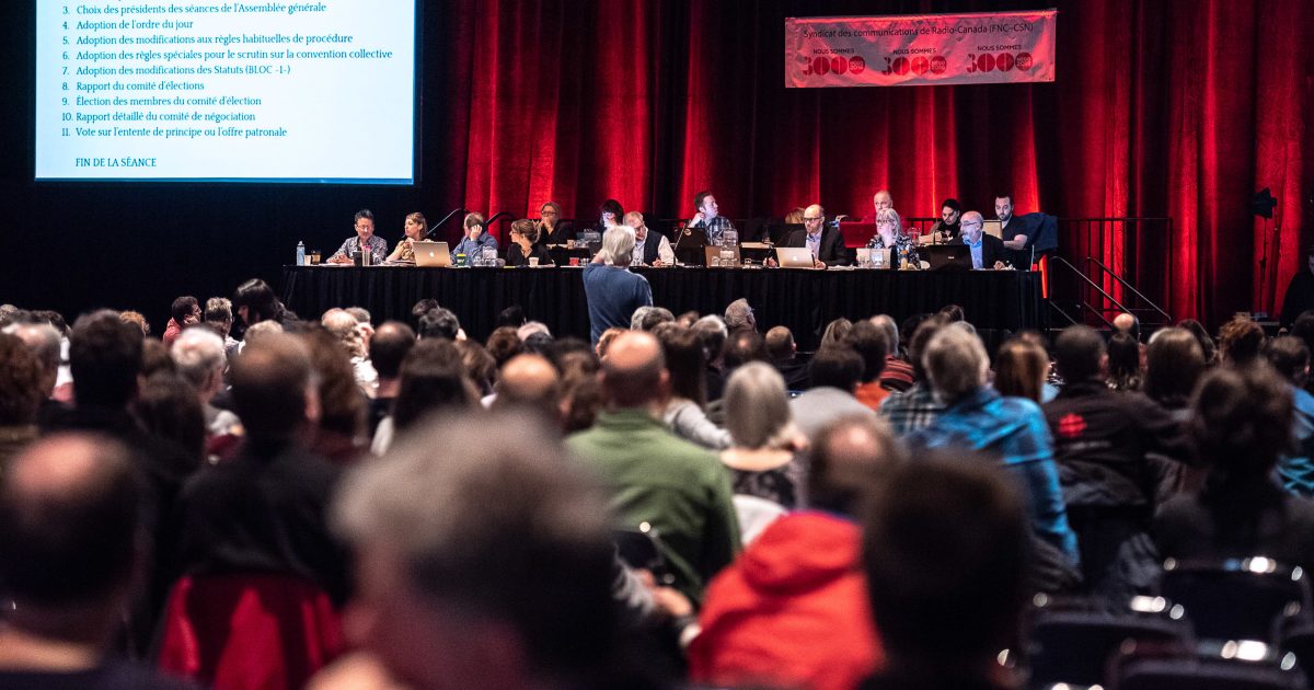 Les membres du SCRC en assemblée générale aujourd'hui - Photo : Michel Giroux