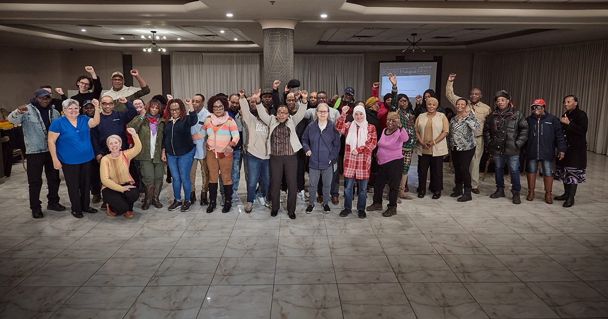 Les membres du syndicat en assemblée générale le 7 avril 2025. Photo : Christian Brault