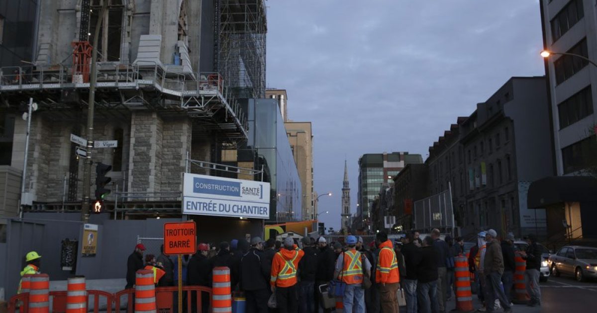 Manif du 1er mai 2015.
photo Normand Blouin