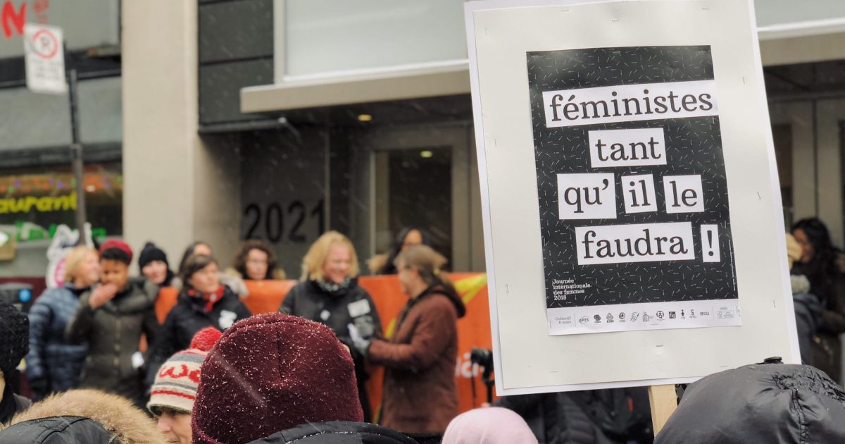 Une double action pour dénoncer les injustices envers les femmes ...