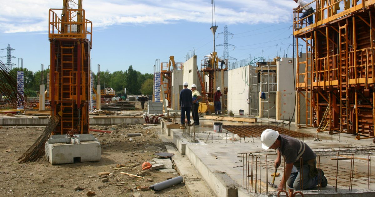 chantier de construction