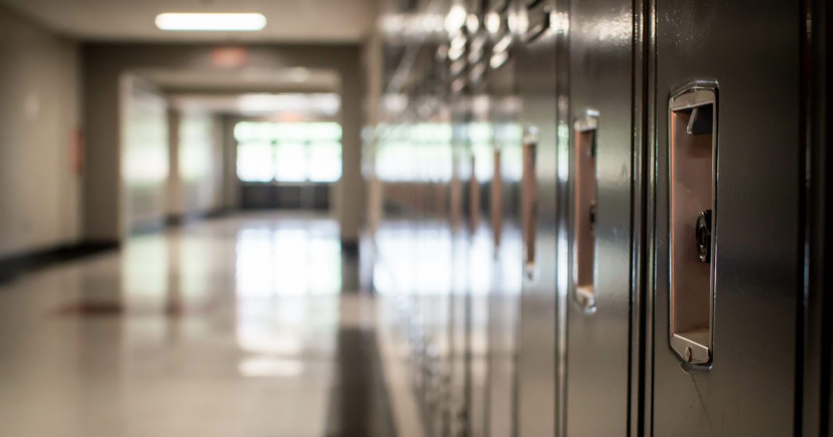 Hallway of lockers