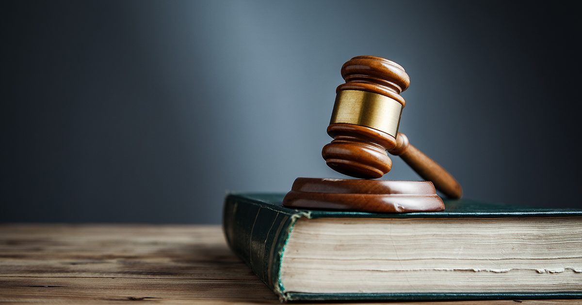 judge on the book