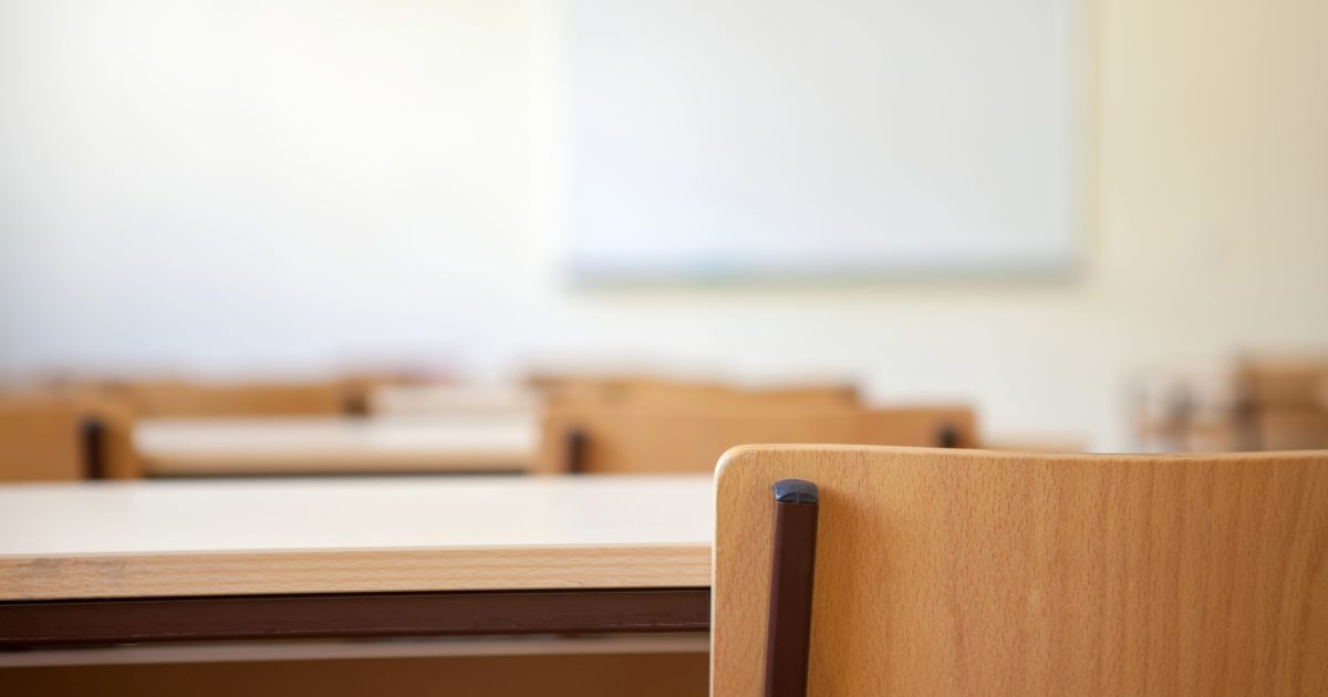 standard classroom interior