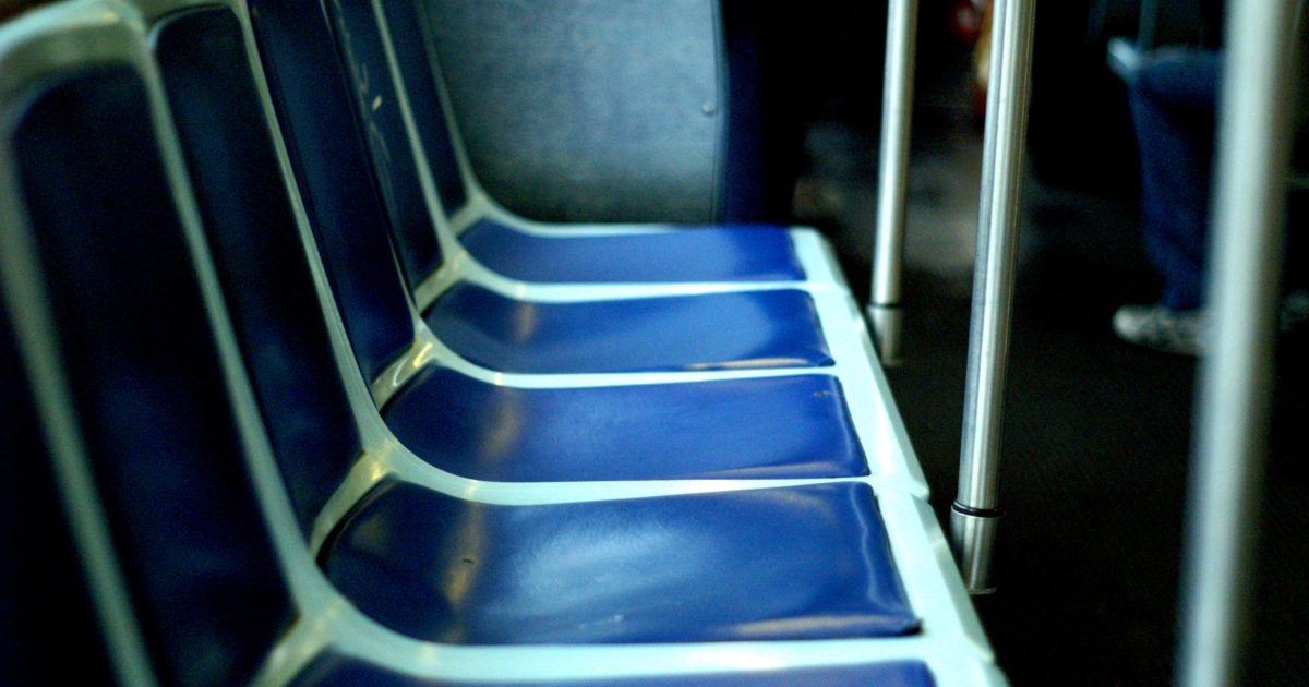 in the bus