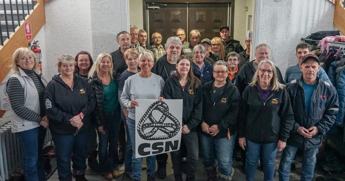 Les membres du syndicat lors de leur assemblée générale le 6 février 2024 - Photo : Jean-François Dupuis