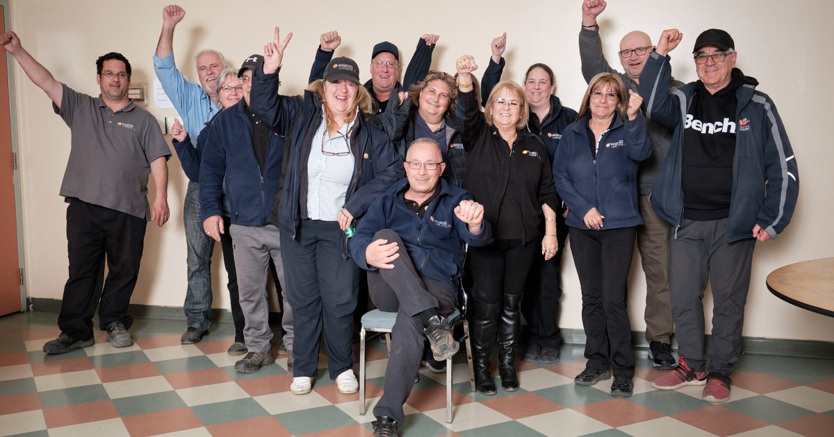 Les membres du syndicat en AG ce jeudi 27 avril 2023. - Photo : Dominic Morissette