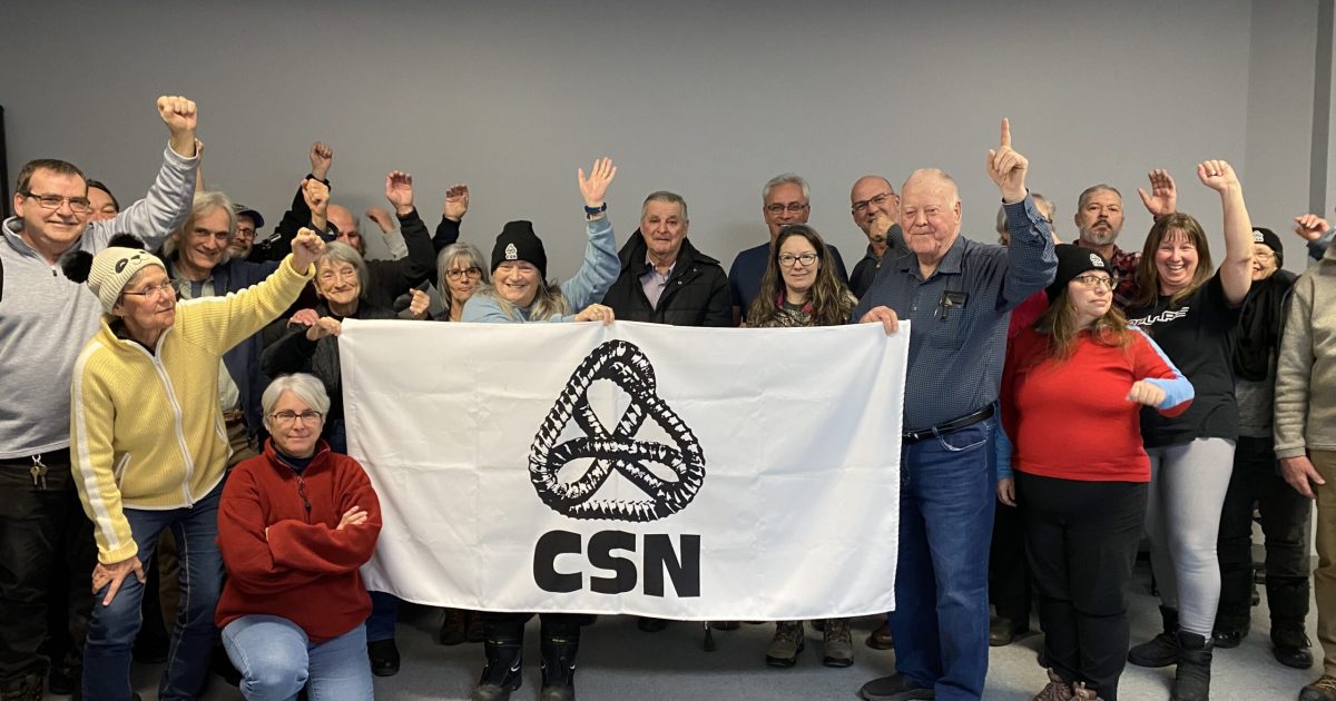 Les membres du syndicat en assemblée générale le 29 janvier 2024.