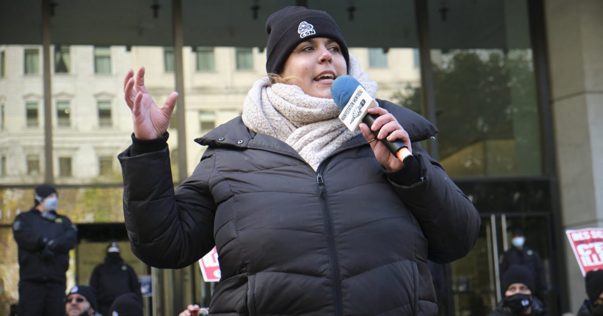 La présidente Audrey Benoit