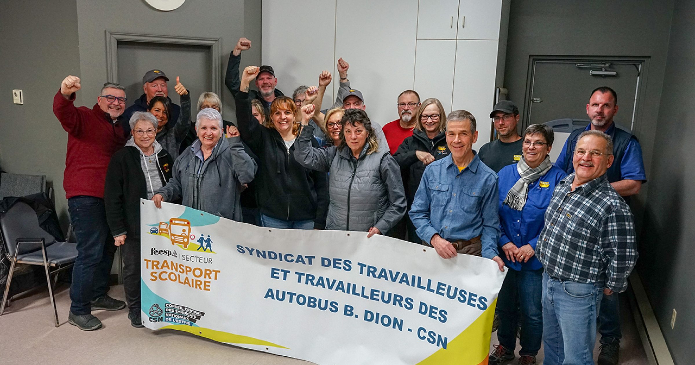 Les membres du syndicat en assemblée générale le 3 avril 2024. Photo : Jean-François Dupuis