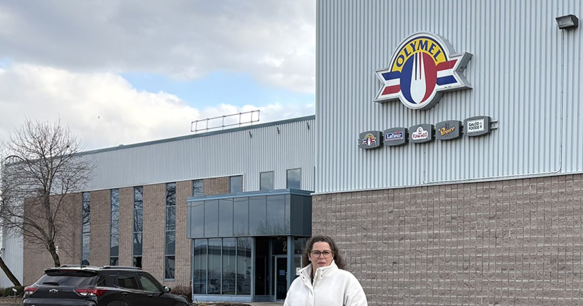 Mélanie Cloutier, présidente du STT de Bacon-Inter-America - CSN