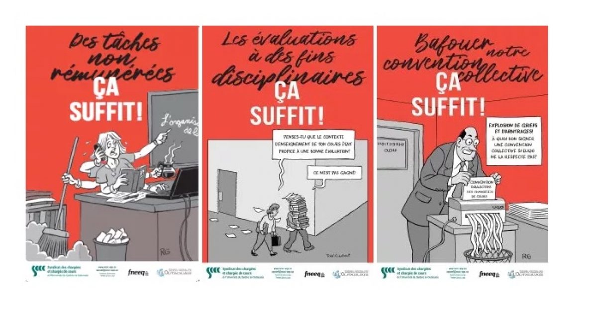 Négo Syndicat des chargées et chargés de cours de l'UQO