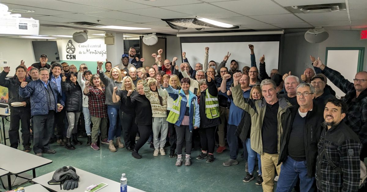 Les membres du STTTSH en assemblée générale le 7 novembre 2023.